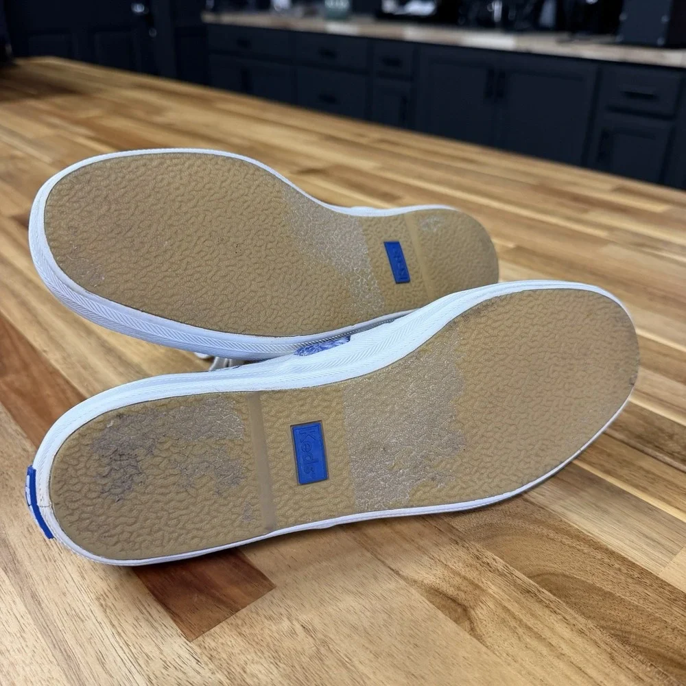 Keds Champion sneakers  Women's Size 9 With Blue and White Tree Toile pattern